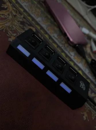 هاب 4 پورت USB 2.0 لویی سان مدل HI-SPEED