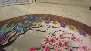 تجریه خرید فرش ماشینی محتشم طرح طاووس کد 100457