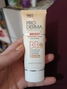 تجریه خرید کرم پوشاننده و مرطوب کننده رنگی صورت پرودرما مدل Bbvest حجم 40 میلی لیتر