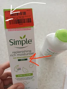 تجریه خرید کرم آبرسان سیمپل مدل light حجم 125 میلی‌لیتر