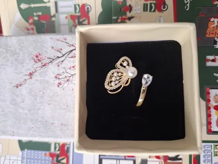 انگشتر زنانه مدل پروانه کد 00714