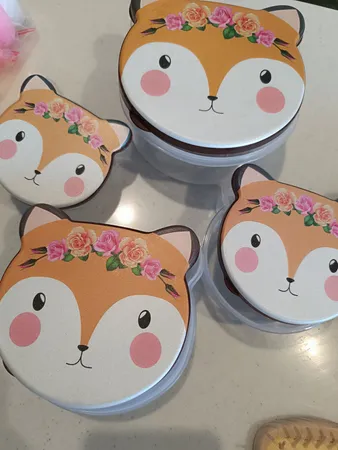 ظرف نگهدارنده غذای کودک مدل4005 مجموعه 4 عددی