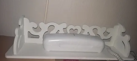 شلف دیواری طرح قلب مدل f.p کد 175