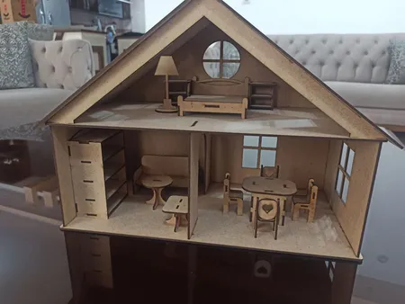 اسباب بازی مدل خانه عروسکی دو طبقه