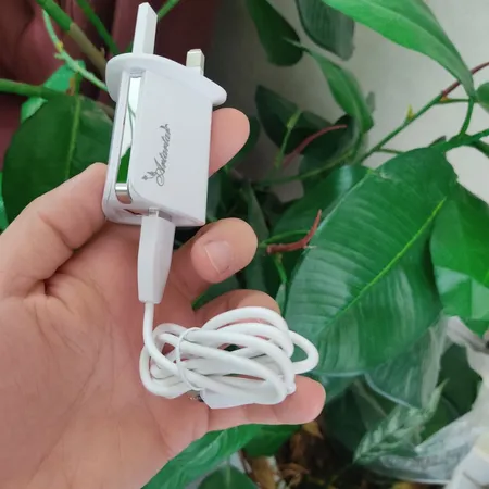 شارژر دیواری 10.5 وات مدل 2.1A) به همراه کابل تبدیل MICROUSB