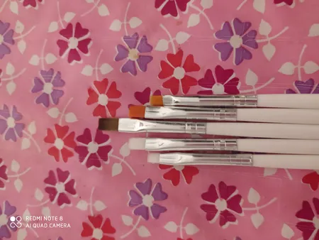 قلم موی طراحی ناخن مدل 702D بسته 15 عددی