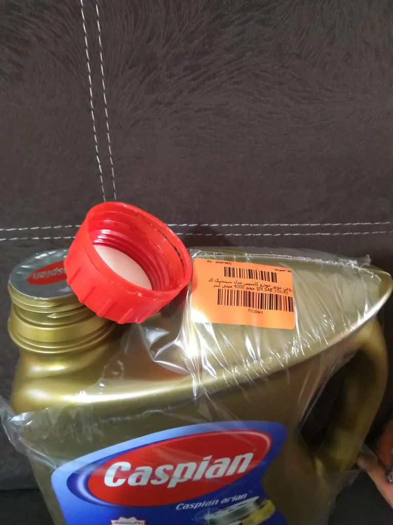 روغن موتور خودرو کاسپین مدل سینتتیک کد SM SAE 10W40 حجم 4000 میلی لیتر