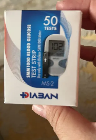 نوار دستگاه تست قند خون دیابان مدل MS-2 بسته 50 عددی