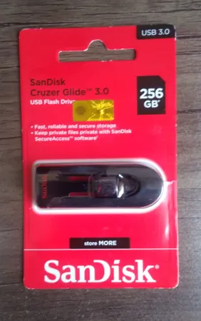 فلش مموری سن دیسک مدل CRUZER GLIDE 3.0 ظرفیت 256 گیگابایت