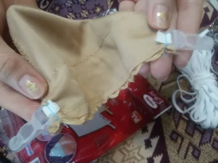 یقه حجاب کد 100 مجموعه 3 عددی