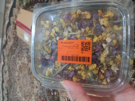 گل خشک مدل زنبوری 3 رنگ