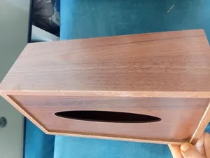 تجریه خرید جعبه دستمال کاغذی رایکا مدل چوبی