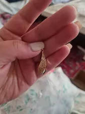 تجریه خرید آویز گردنبند طلا 18 عیار زنانه طلای مستجابی مدل آوا مخروطی کد 3683