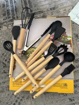 سرویس کفگیر و ملاقه 12 پارچه کیچن ست کد A_25899