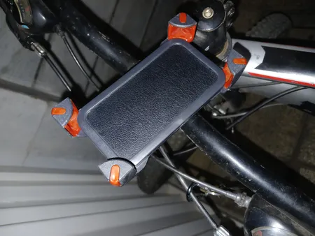 پایه نگهدارنده موبایل مناسب موتور و دوچرخه چهار گوشه مدل Universal Bike Holder