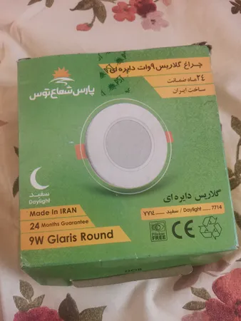پنل ال ای دی 9 وات پارس شعاع توس مدل PT-GLARIS9