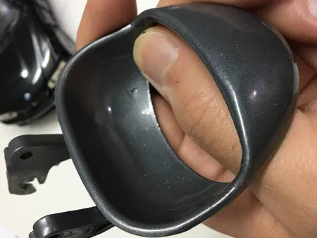 دستگیره در بازکن داخلی راست خودرو مدل فلزی مناسب برای کوییک