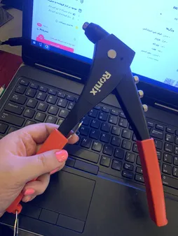 انبر پرچ رونیکس مدل RXH-1608 سایز 10/5 اینچ