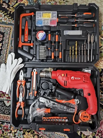 دریل چکشی ادون مدل ED-115TZ مجموعه 46 عددی