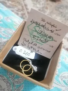 تجریه خرید گوشواره طلا 18 عیار زنانه با طرح حلقه ای ساده مدل DK458