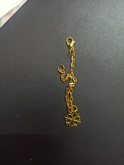 آویز ساعت زنانه طرح دانه برف