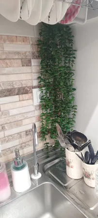 گل مصنوعی مدل  آویز شمشاد 5 شاخه