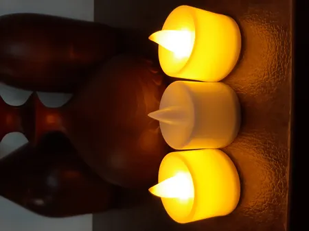 شمع ال ای دی مدل LED 4.5 بسته 6 عددی