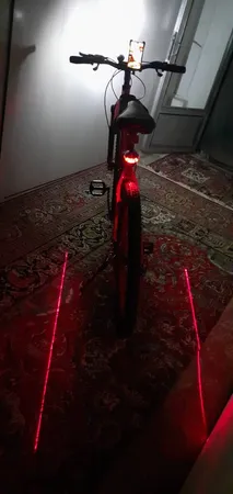 چراغ عقب دوچرخه کد 2202