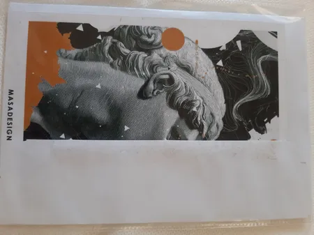 کارت پستال ماسا دیزاین طرح مجسمه کد POST20