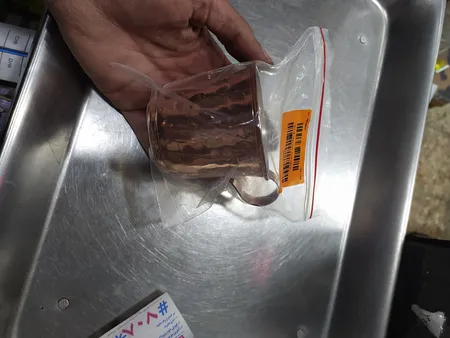 فنجان مسی مس زنجان کد 001