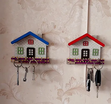 جاکلیدی پتیکو مدل کلبه رنگی