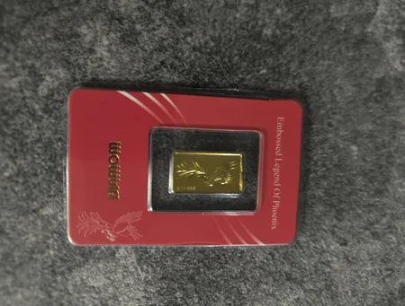 شمش طلا 24 عیار ایران‌شمش مدل سیمرغ