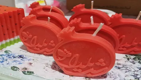 قالب شمع مدل انار شب یلدا