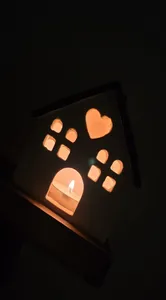 تجریه خرید جاشمعی مدل وارمر طرح کلبه