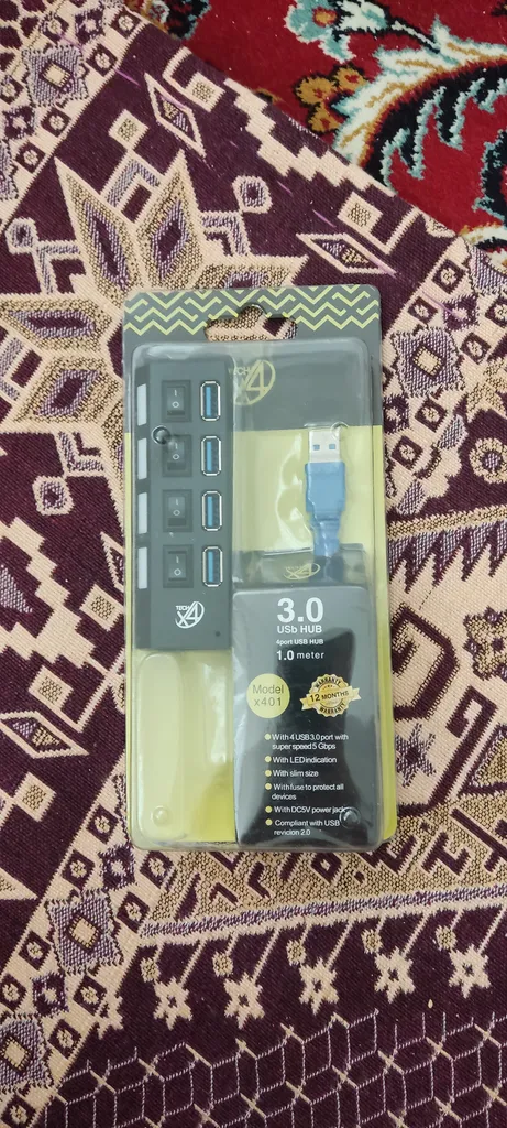 هاب 4 پورت USB 3.0 ایکس فورتک مدل x-401