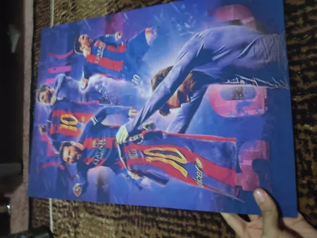 تابلو شاسی گالری استاربوی طرح لیونل مسی مدل فوتبال 070