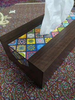 جعبه دستمال کاغذی تهران جی اف ایکس مدل D156