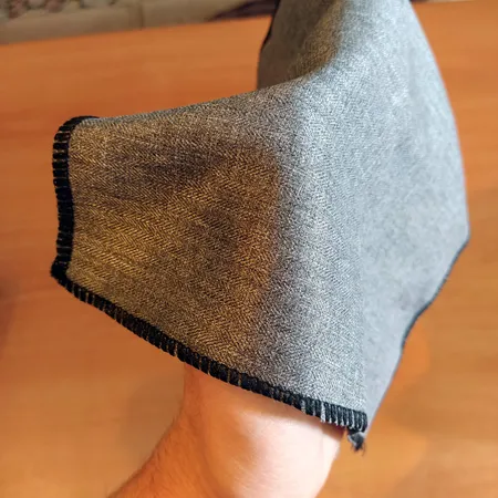 ست کراوات پاپیون و دستمال جیب هکس ایران مدل SET-TUS NKH