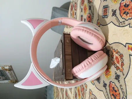 هدفون بی سیم طرح گربه ای مدل CAT-STN25