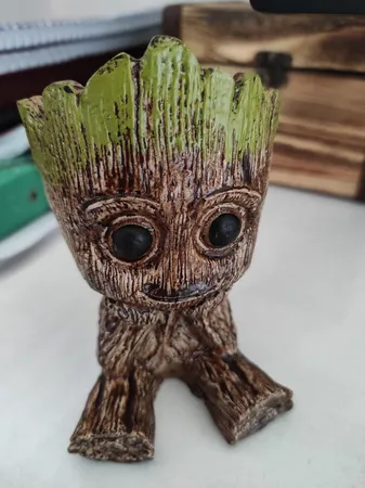 گلدان طرح بچه گروت کد ck118