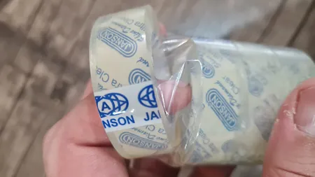 چسب نواری جانسون مدل سوپر کریستال کد 123 عرض 2 سانتی متر بسته 10 عددی