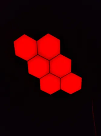 چراغ تزئینی مدل بلوتوثی طرح RGB بسته 6 عددی