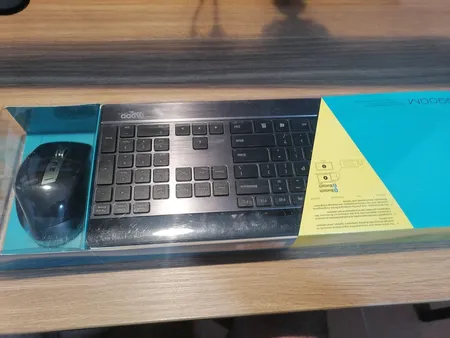 کیبورد و ماوس بی سیم رپو مدل 9900M، سوییچ ممبران ، Full Size