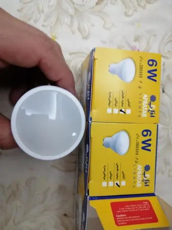 لامپ هالوژن ال ای دی 6 وات افراتاب مدل AF-SGU10-6WD پایه GU10 بسته 6 عددی