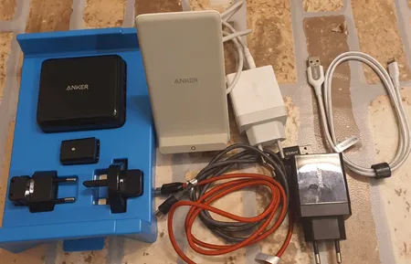 شارژر دیواری انکر مدل POWERPORT III 65W A2712