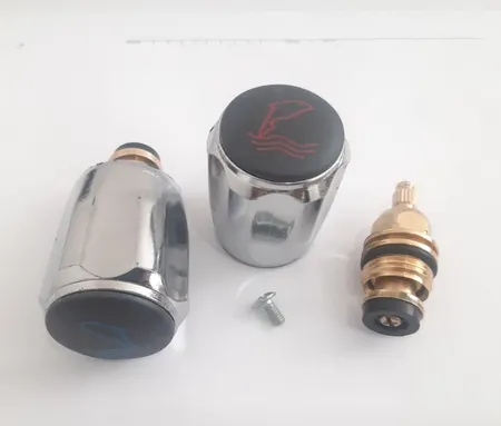 مغزی شیر کد 214 بسته 2 عددی به همراه دسته شیر