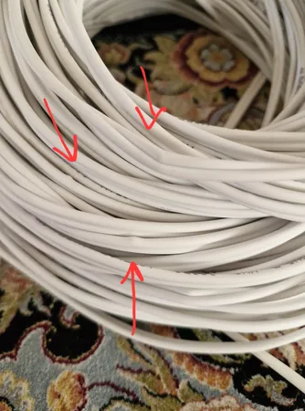 سیم دو رشته افشان 2 در 2.5 مدل S-2-2.5