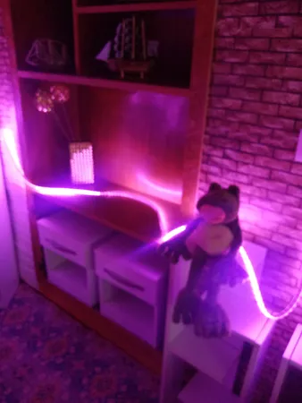 ریسه ال ای دی مدل شلنگی سوکت دار کد 5730 طول 10 متری