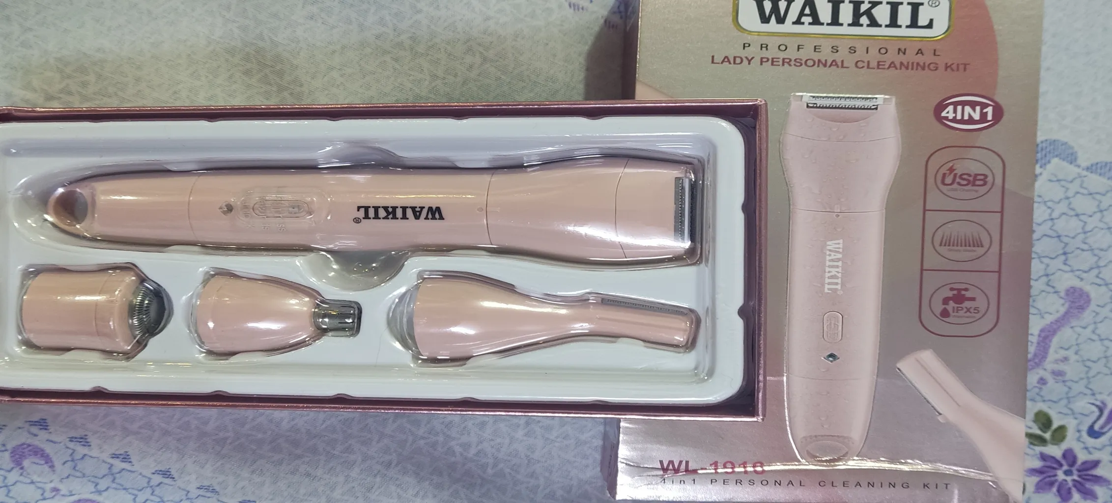 ست اصلاح موی بدن بانوان وایکیل مدل WL-1916