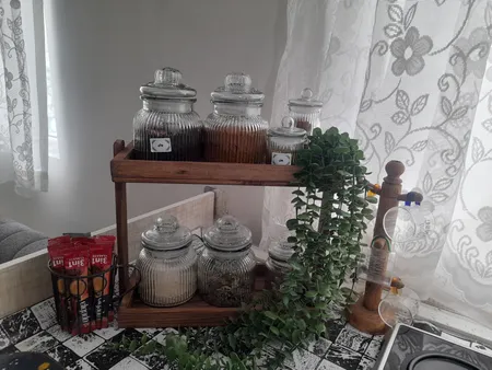 استند جا ادویه ای مدل چوبی